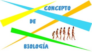 CONCEPTO
DE
BIOLOGIA
 