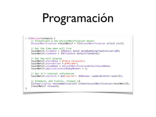 Programación
 