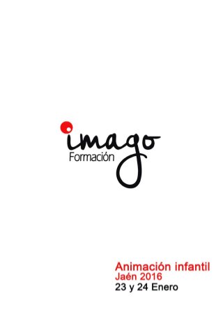 Presentación Curso Animación infantil Jaén
