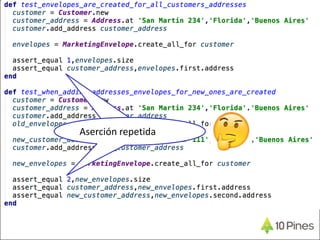 Aserción repetidaAserción repetida
 
