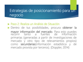 POSICIONAMIENTO | PPTX