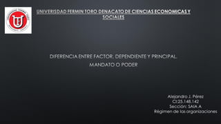Alejandro J. Pérez
CI:25.148.142
Sección: SAIA A
Régimen de las organizaciones
 