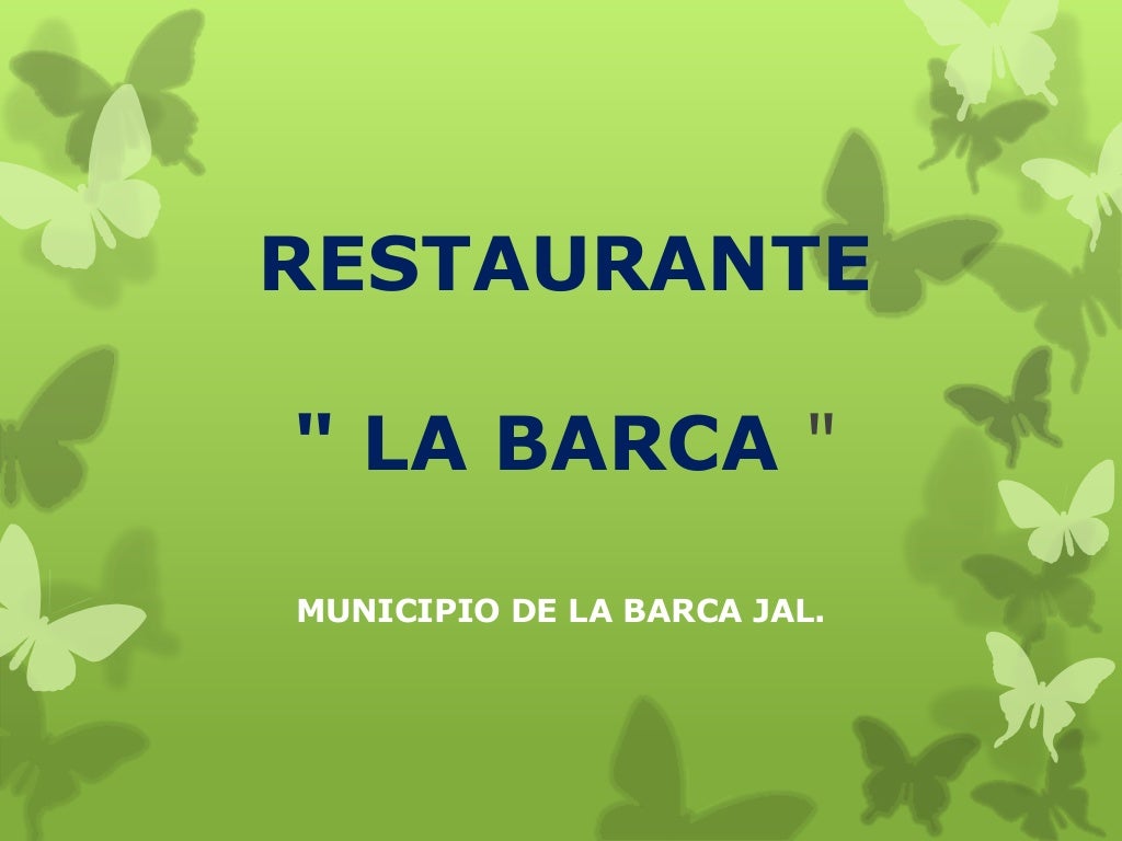 Presentacion de hoteles y restaurantes de la barca jal.