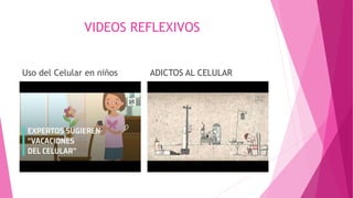 VIDEOS REFLEXIVOS
Uso del Celular en niños ADICTOS AL CELULAR
 
