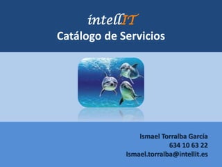 intellIT
Catálogo de Servicios
Ismael Torralba García
634 10 63 22
Ismael.torralba@intellit.es
 