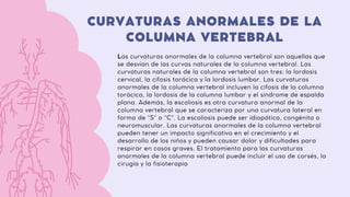 presentacion.pdf anatomía de la columna vertebral | PDF