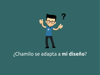 ¿Chamilo se adapta a mi diseño?
 