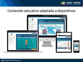 Contenido educativo adaptado a dispositivos
 