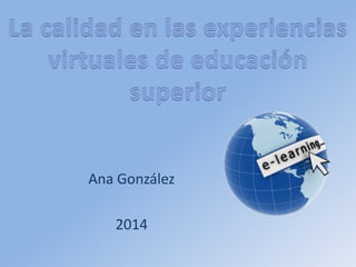Ana González
2014
 