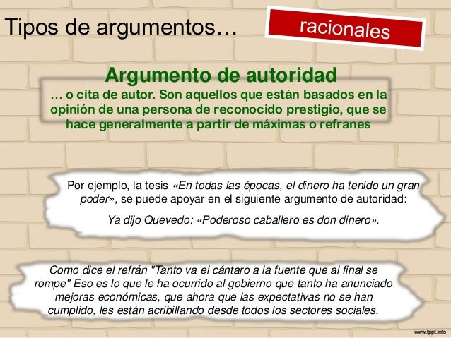 Presentacion argumentacion