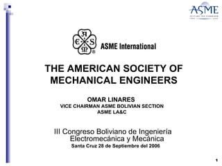 Presentacion Asme Iii Congreso Electromecanica Sc | PPS
