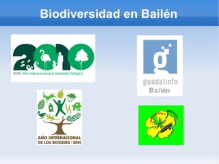 Biodiversidad en Bailén 