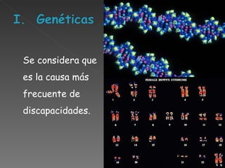 Se considera que es la causa más frecuente de discapacidades. 