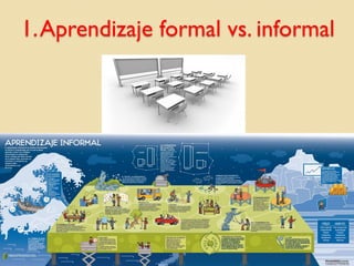 1. Aprendizaje formal vs. informal

 