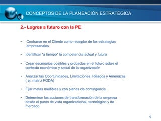 Identificar a «tiempo» la competencia actual y futura.