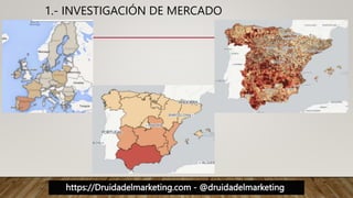 https://Druidadelmarketing.com - @druidadelmarketing
1.- INVESTIGACIÓN DE MERCADO
 