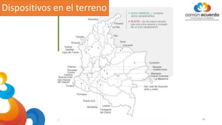 46
Dispositivos en el terreno
 