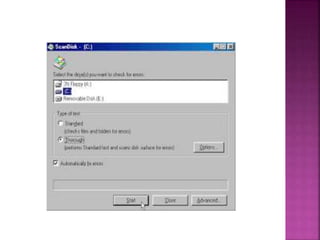  Para liberar espacio en nuestro disco duro, Windows dispone de una utilidadque nos indica aquellas
aplicaciones y archiv...