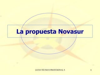 La propuesta Novasur 