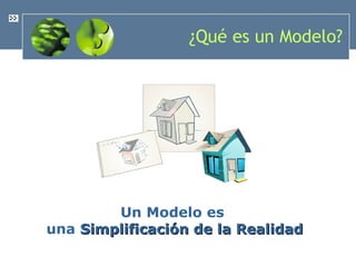 ¿Qué es un Modelo? Un Modelo es  una  Simplificación de la Realidad 