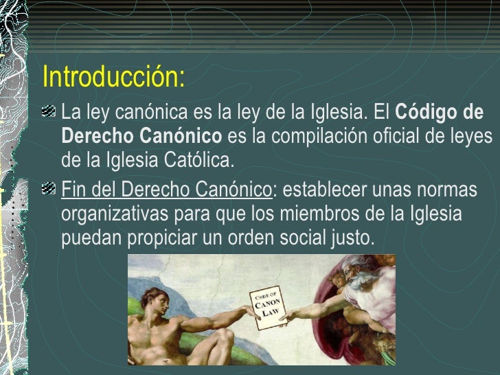 Presentacion Derecho Canónico