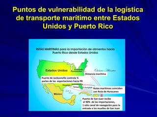 Rutas marítimas coinciden
con Ruta de Huracanes
Puerto de Jacksonville controla ¾
partes de las exportaciones hacia PR
Pue...