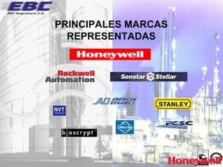 PRINCIPALES MARCAS REPRESENTADAS 