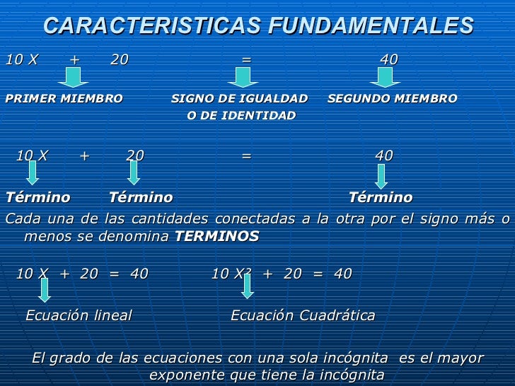 presentacion ecuaciones enteras de primer grado con una