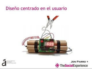 Jon Parro +
Diseño centrado en el usuario
 
