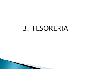 3. TESORERIA
 
