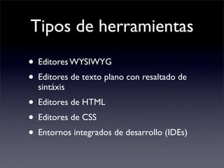 Html Con Herramientas Libres