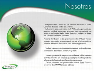 Presentacion integrity-assets-group-inc