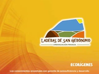 Los conocimientos ancestrales son garantía de autosuficiencia y desarrollo
 