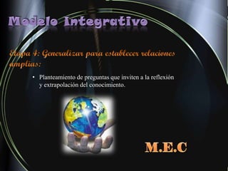 Presentacion -  Modelo Integrativo