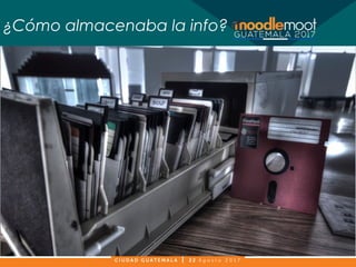 ¿Cómo almacenaba la info?
 
