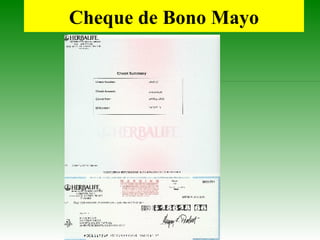 Cheque de Bono Mayo 