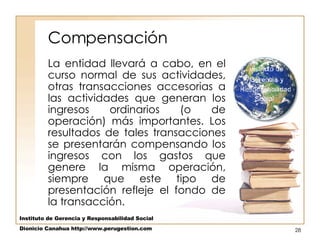 Compensación ,[object Object],Instituto de Gerencia y Responsabilidad Social Dionicio Canahua http://www.perugestion.com 