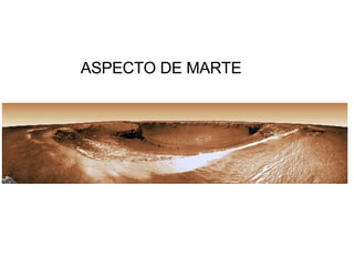 ASPECTO DE MARTE 
