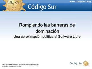 Presentacion Politica Software Libre