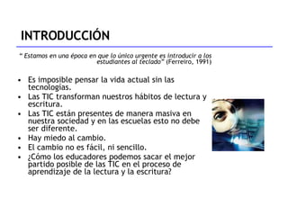 Lectura y escritura en la era digital | PPT
