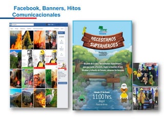 Facebook, Banners, Hitos
Comunicacionales
 