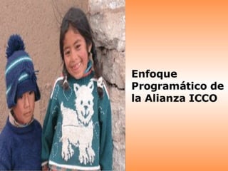 Presentacion Programa Educativo Alianza ICCO