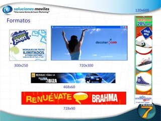 Formatos 300x250 720x300 468x60 728x90 120x600 