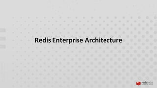 Redis Enterprise Architecture
 