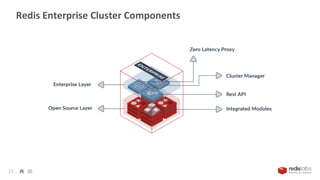 Redis Enterprise Cluster Components
15
 