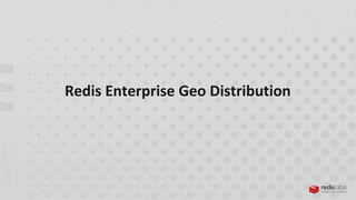 Redis Enterprise Geo Distribution
 