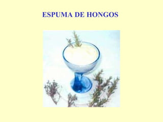 ESPUMA DE HONGOS   