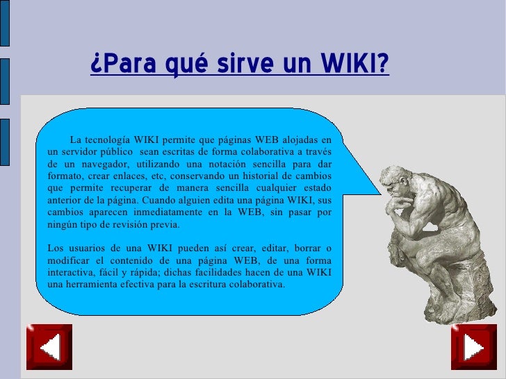 Resultado de imagen para que es un wiki