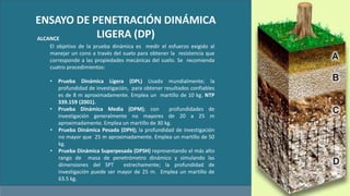 EXPLORACIÓN DE SUELOS Ensayo DPL PPT