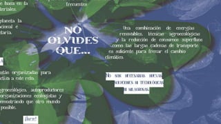 Transformar el mundo no el clima